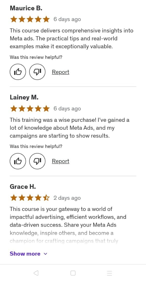Stduent review